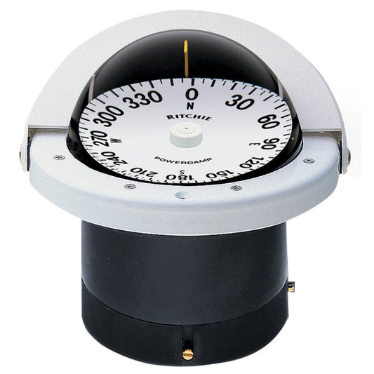 Ritchie FN-201W Navigator Compass - Flush Mount - White - Boat Gear USA