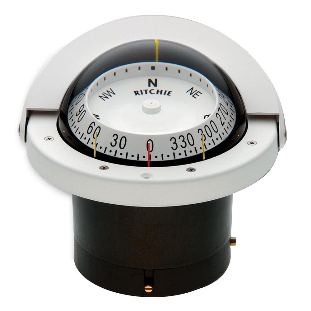 Ritchie FNW-203 Navigator Compass - Flush Mount - White - Boat Gear USA