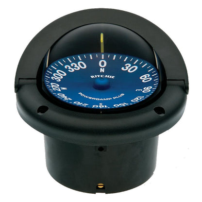 Ritchie SS-1002 SuperSport Compass - Flush Mount - Black - Boat Gear USA