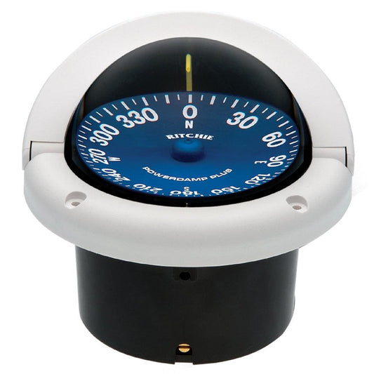 Ritchie SS-1002W SuperSport Compass - Flush Mount - White - Boat Gear USA