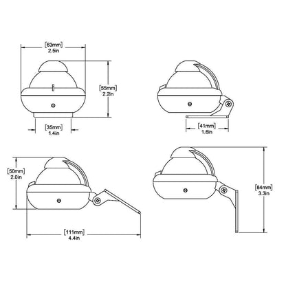 Ritchie X-10-A RitchieSport Automotive Compass - Bracket Mount - Gray - Boat Gear USA
