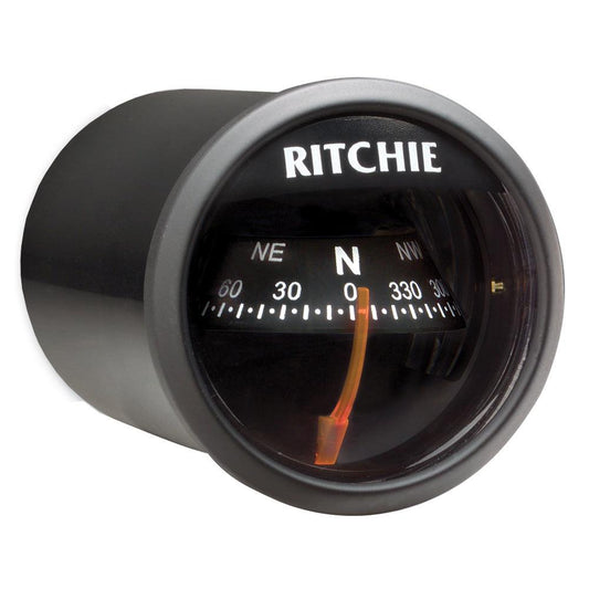 Ritchie X-21BB RitchieSport Compass - Dash Mount - Black/Black - Boat Gear USA