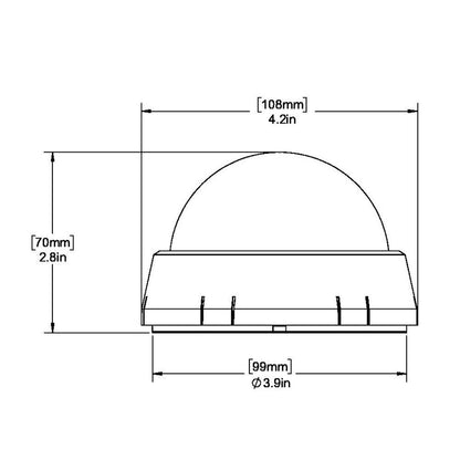 Ritchie XP-98W X-Port Tactician Compass - Surface Mount - White - Boat Gear USA