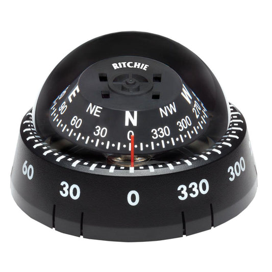 Ritchie XP-99 Kayaker Compass - Surface Mount - Black - Boat Gear USA