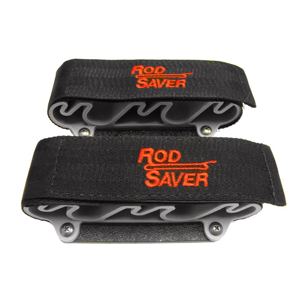 Rod Saver Portable Side Mount w/Dual Lock 4 Rod Holder - Boat Gear USA