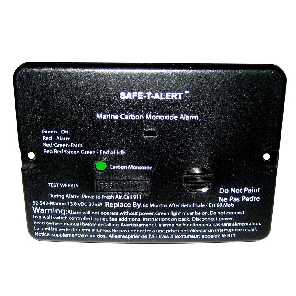 Safe-T-Alert 62 Series Carbon Monoxide Alarm - 12V - 62-542-Marine - Flush Mount - Black - Boat Gear USA