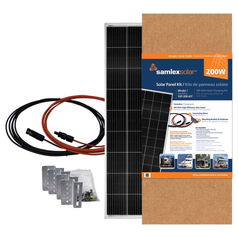 Samlex 200W Solar Panel Kit - Boat Gear USA