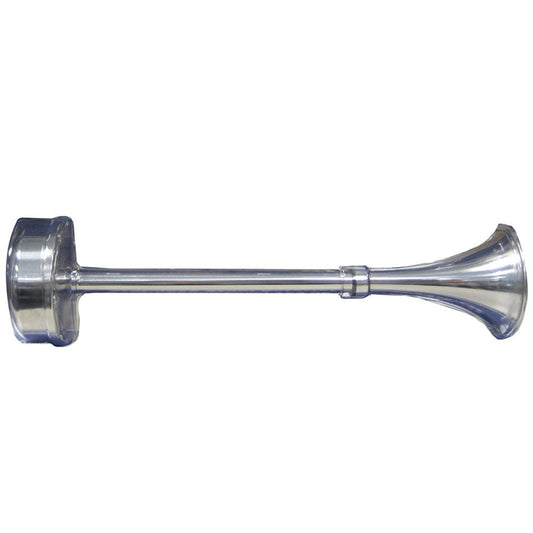 Schmitt Marine Standard Single Trumpet Horn - 12V - Stainless Exterior - Boat Gear USA