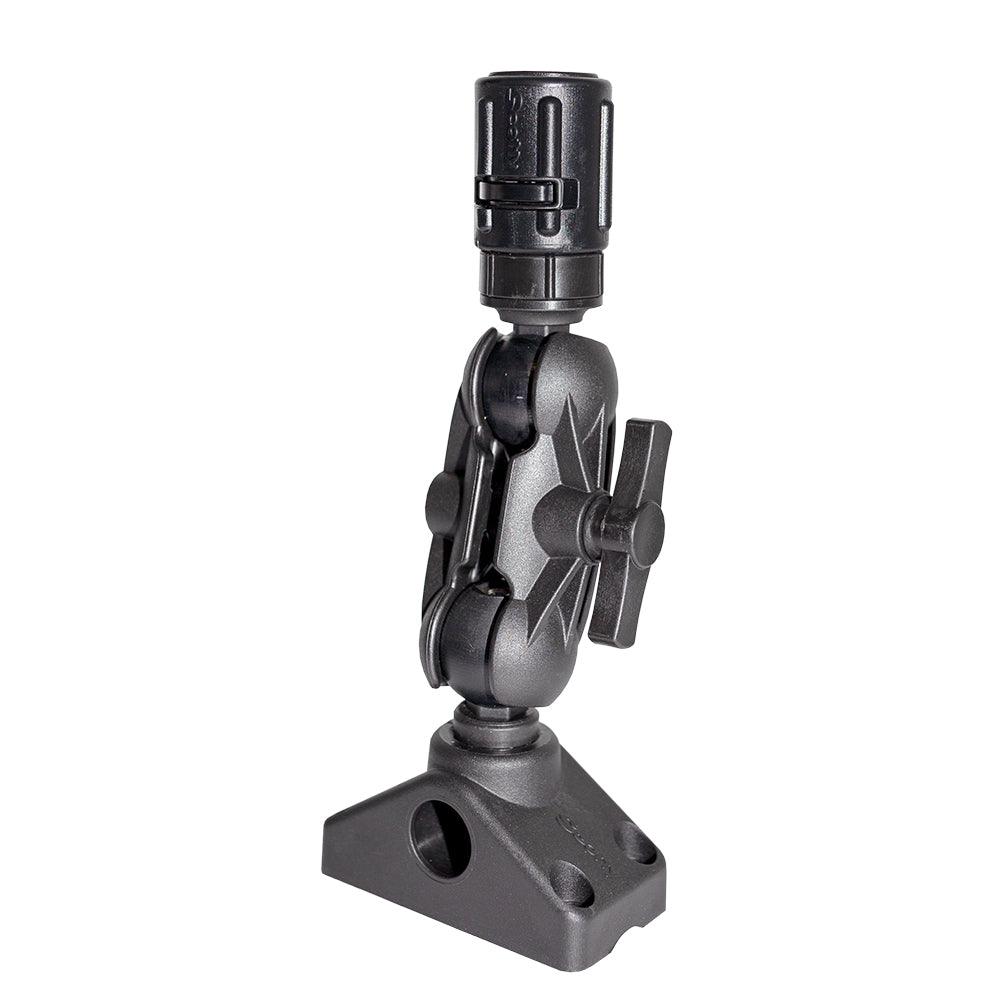 Scotty 162 1.5" Ball Mount w/Gear Head Post & 241 Side Deck Mount - Boat Gear USA