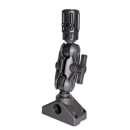 Scotty 162 1.5" Ball Mount w/Gear Head Post & 241 Side Deck Mount - Boat Gear USA