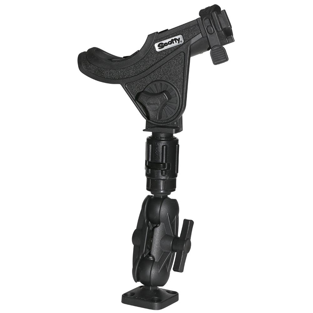 Scotty 162 1.5" Ball Mount w/Gear Head Post & 241 Side Deck Mount - Boat Gear USA