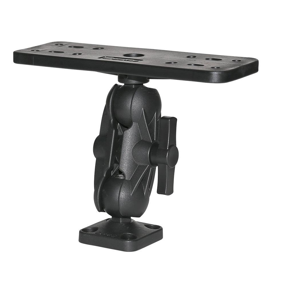 Scotty 163 1.5" Ball Mount w/Fishfinder & Universal Mounting Plate - Boat Gear USA