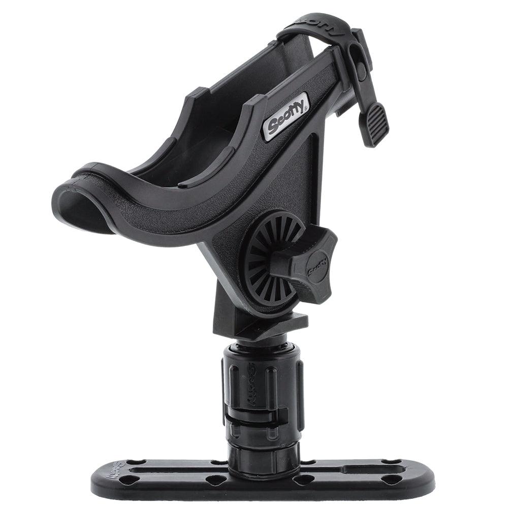 Scotty 282 Baitcaster Rod HolderTrack Combo w/Gearhead & 4" Track - Boat Gear USA