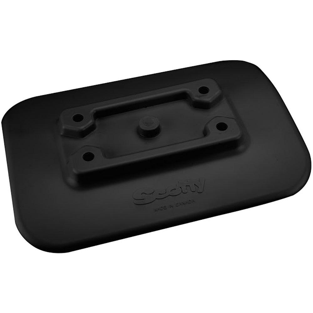 Scotty 341-BK Glue-On Mount Pad f/Inflatable Boats - Black - Boat Gear USA
