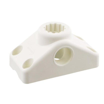 Scotty Combination Side / Deck Mount - White - Boat Gear USA