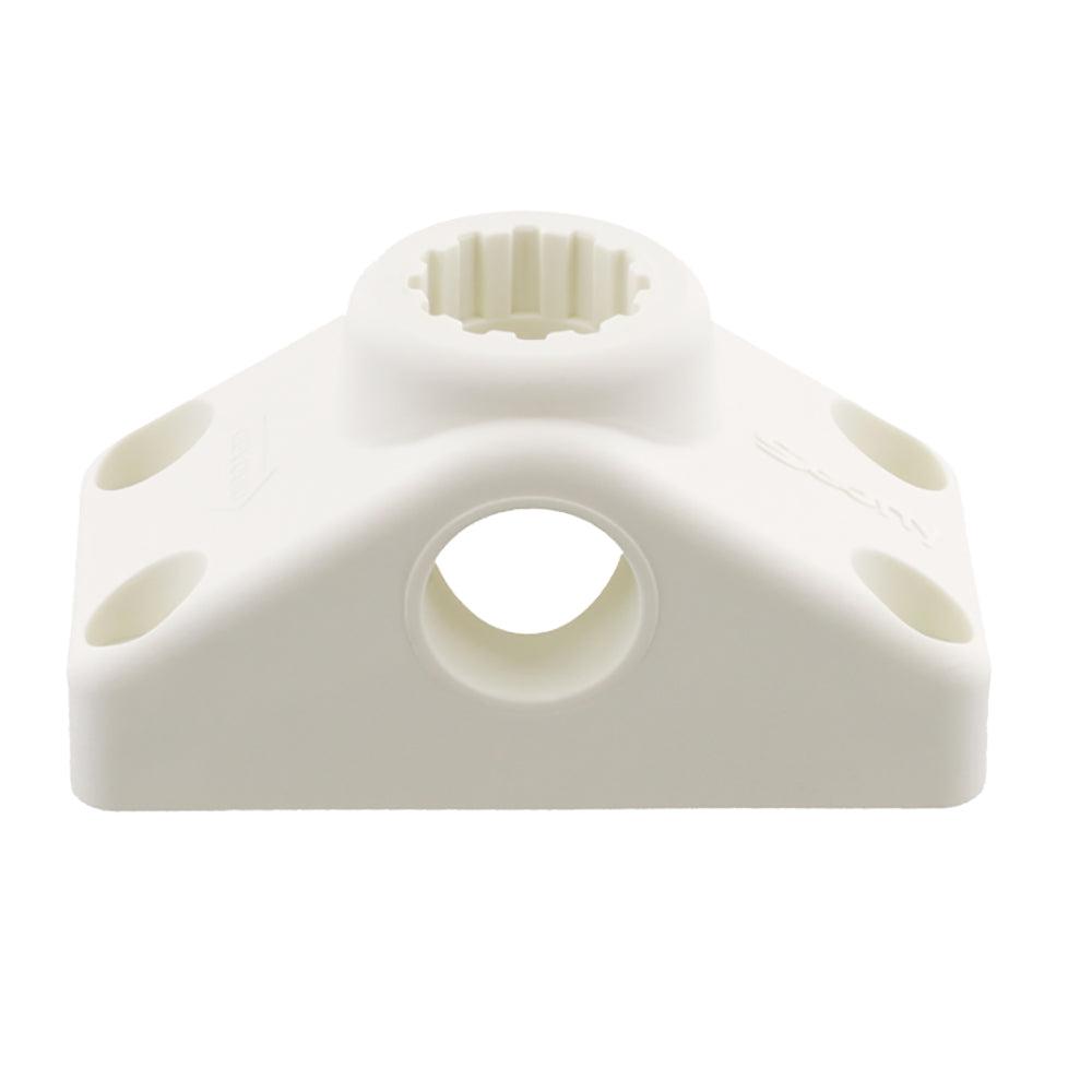 Scotty Combination Side / Deck Mount - White - Boat Gear USA