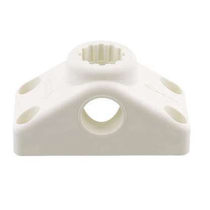 Scotty Combination Side / Deck Mount - White - Boat Gear USA