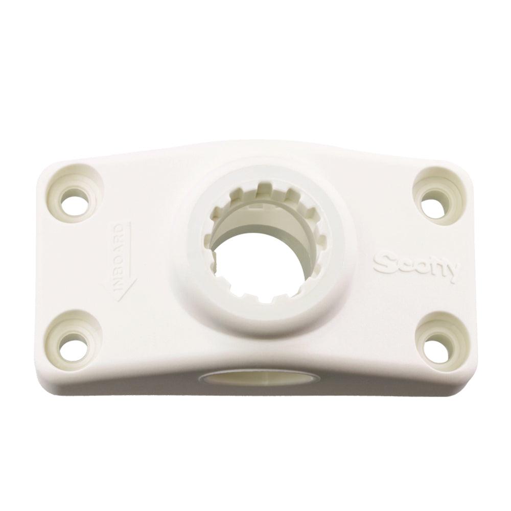 Scotty Combination Side / Deck Mount - White - Boat Gear USA