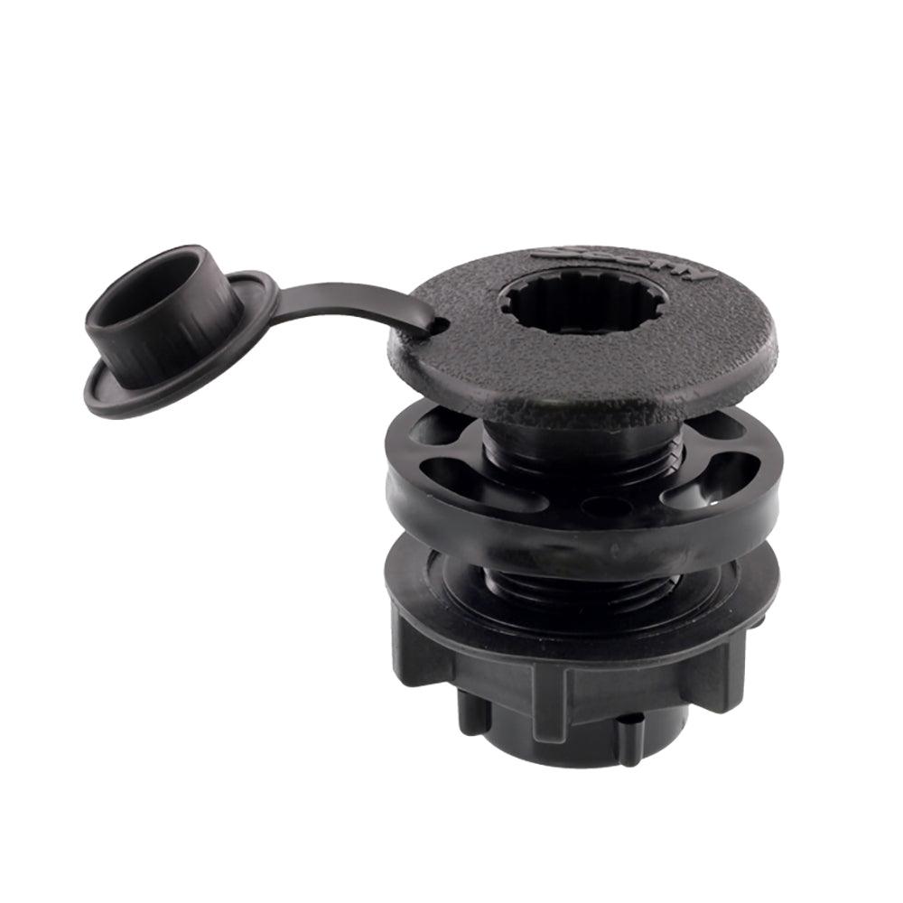 Scotty Compact Threaded Round Deck Mount - Boat Gear USA