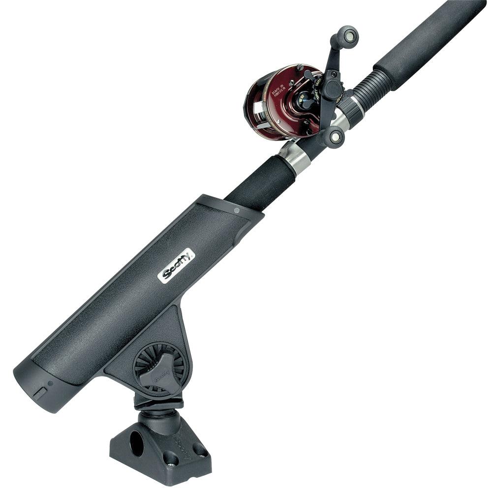 Scotty Rodmaster II Rod Holder w/241 Deck/Side Mount - Black - Boat Gear USA