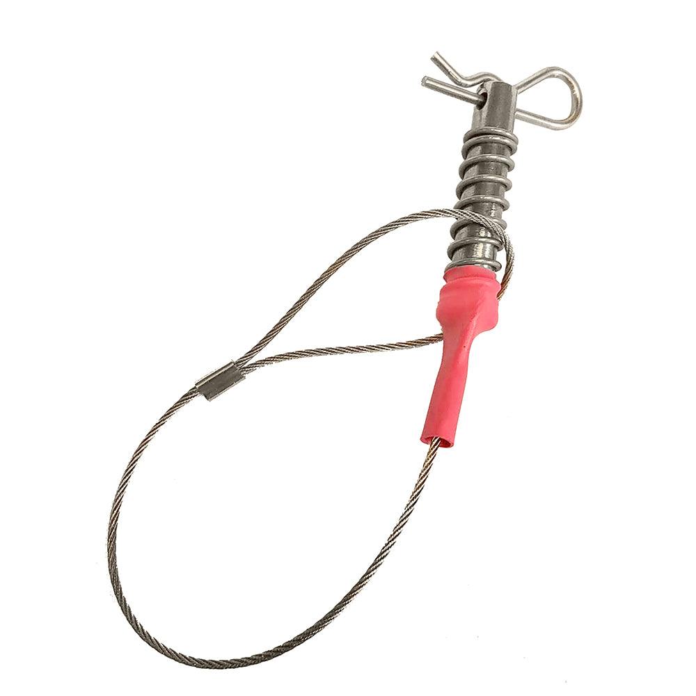 Sea Catch TR3 Spring Loaded Safety Pin - 1/4" Shackle - Boat Gear USA