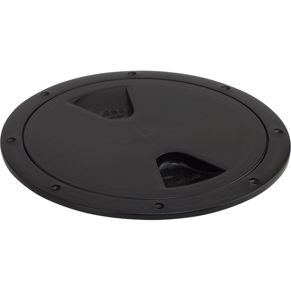 Sea-Dog Screw-Out Deck Plate - Black - 4" - Boat Gear USA