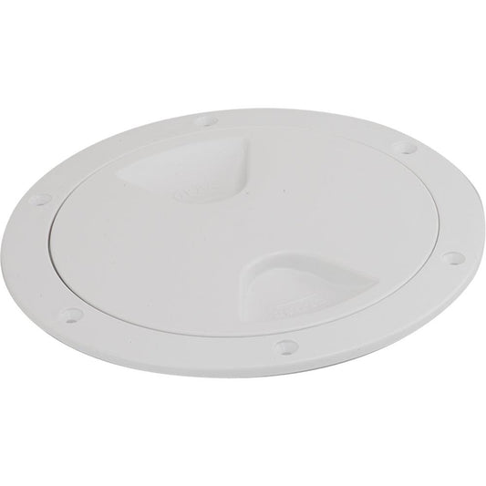 Sea-Dog Screw-Out Deck Plate - White - 4" - Boat Gear USA