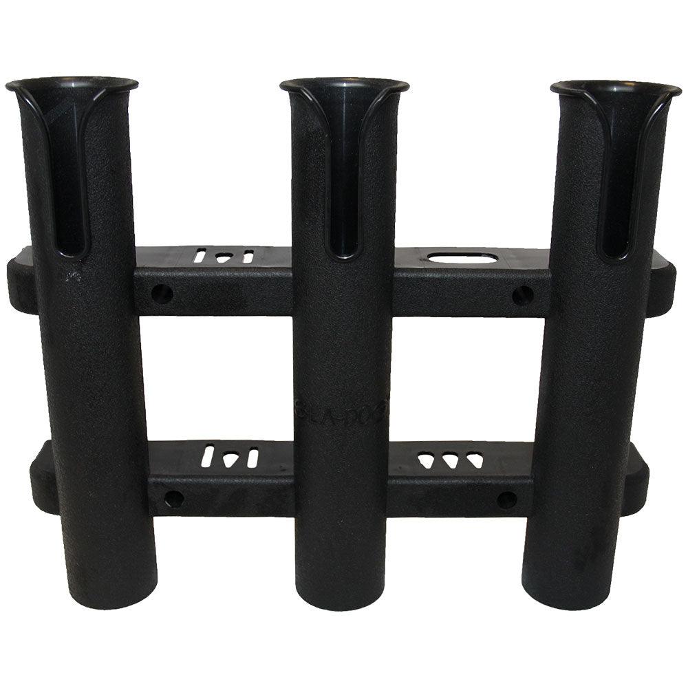 Sea-Dog Three Pole Rod Storage Rack - Black - Boat Gear USA