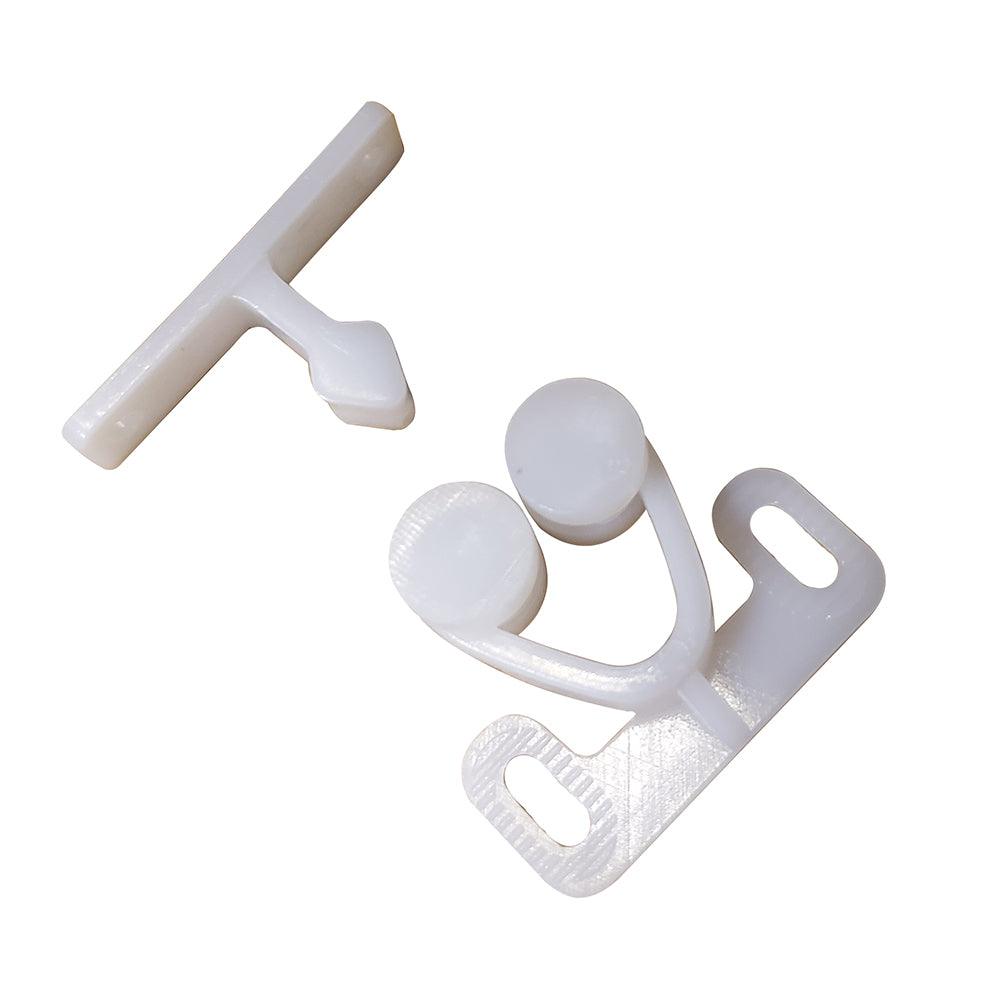 Sea-Dog Twin Roller Door Catch - White - Boat Gear USA