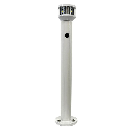 Seaview 12" Fixed Light Post w/All-Round LED Light - Boat Gear USA