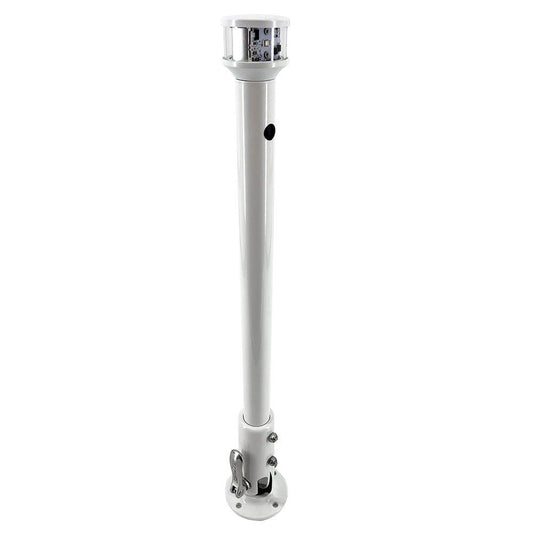 Seaview 12" Folding Light Post w/All-Round LED Light - Boat Gear USA