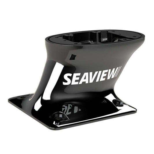 Seaview 5" Modular Mount Aft Raked 7x7 Base Top Plate Required - Black - Boat Gear USA