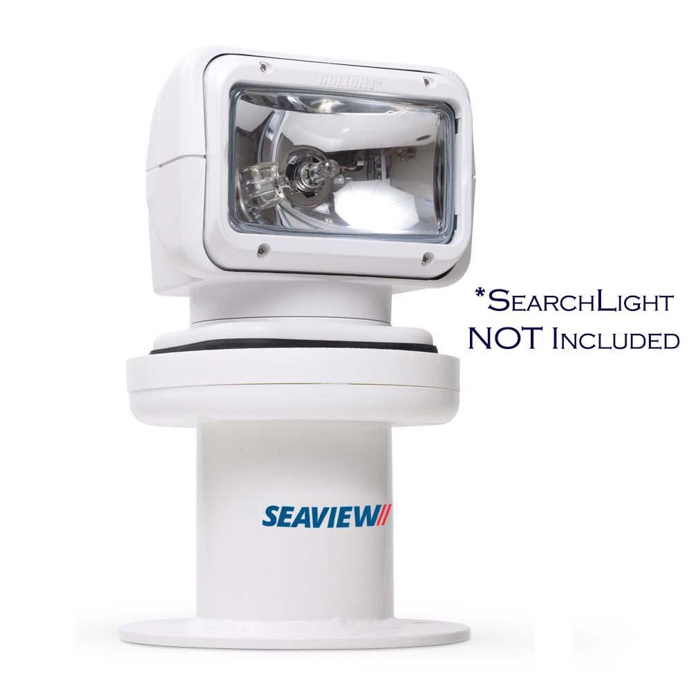 Seaview 6.38" Vertical Searchlight & Thermal Camera Mount w/8" Round Base Plate - Boat Gear USA