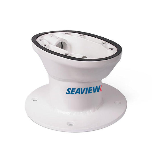 Seaview Modular Mount 8" Vertical Round Base Plate - Top Plate Required - Boat Gear USA