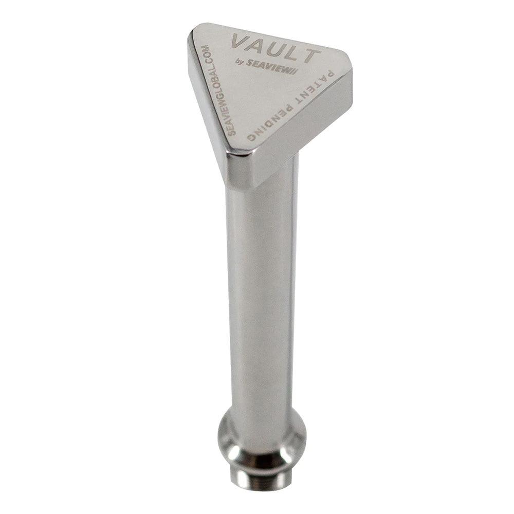 Seaview Polished Stainless Steel Vault Central Drain Plug - Boat Gear USA