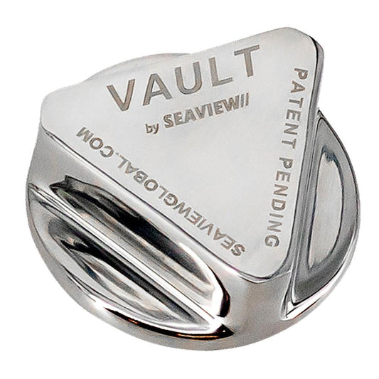 Seaview Polished Stainless Steel Vault Drain Plug - Boat Gear USA