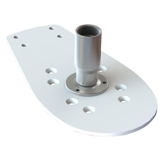 Seaview Starlink Modular Top Plate w/Starlink Stainless Steel 1"-14 Threaded Adapter & Stainless Steel Base - Boat Gear USA