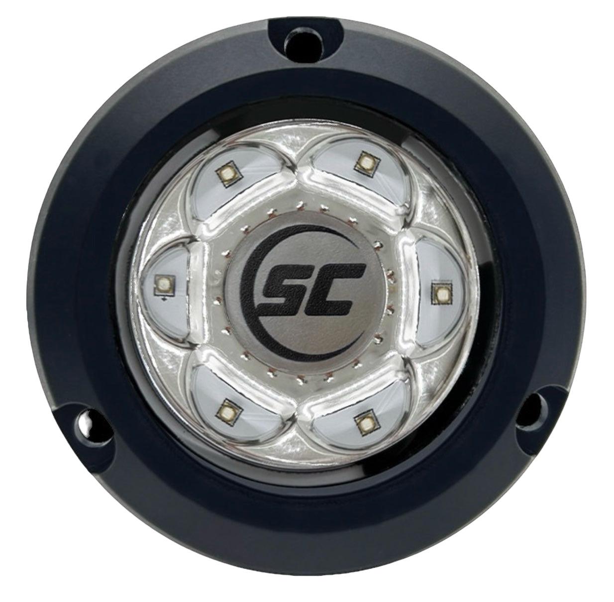 Shadow Caster SC2 Underwater LED Light Great White 12v Composite Surface Mount - Boat Gear USA