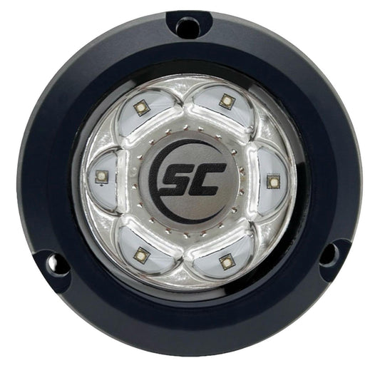 Shadow Caster SC2 Underwater LED Light Great White 12v Composite Surface Mount - Boat Gear USA