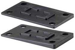 Shakespeare 414 Rubber Shims For Ratchet Mounts 5 Degree Each 2 Front/back 2 Side/side - Boat Gear USA