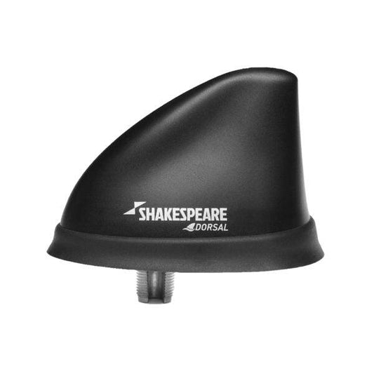 Shakespeare 5912 Black Vhf Low Profile Dorsal Antenna 26' Rg58 Cable - Boat Gear USA