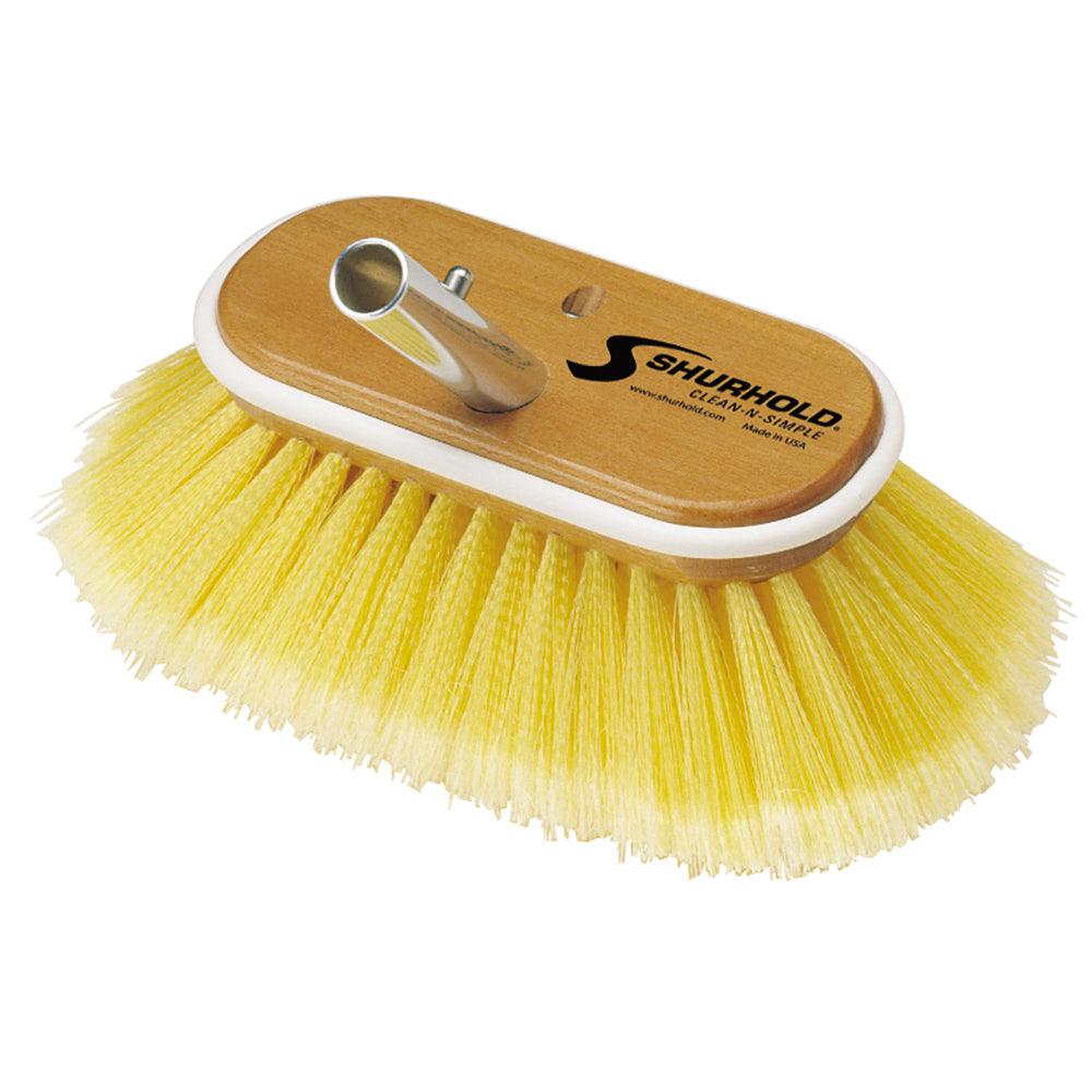 Shurhold 6" Polystyrene Soft Bristles Deck Brush - Boat Gear USA