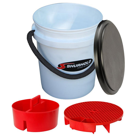 Shurhold One Bucket Kit - 5 Gallon - White - Boat Gear USA