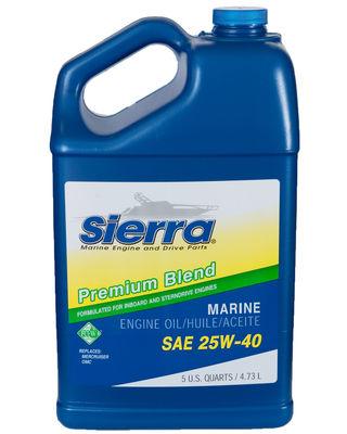 SIERRAMARINE - 25W40 OIL - 5 QT - 18-9400-4 - Boat Gear USA