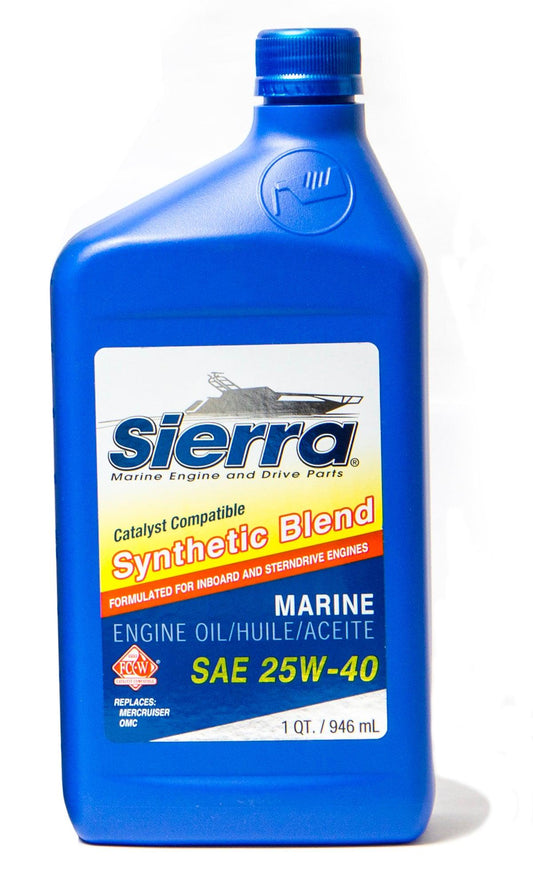 SIERRAMARINE - CATALYST OIL 25W40 QRT - 18-9440CAT-2 - Boat Gear USA