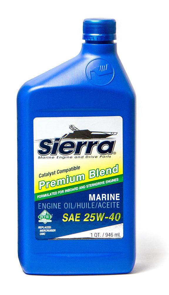SIERRAMARINE - CATALYST OIL 25W40 QUART - 18-9400CAT-2 - Boat Gear USA