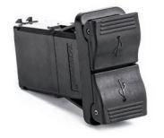 SIERRAMARINE - DUAL PORT USB 2.0 CHARGER CURVED D - AP10010 - Boat Gear USA