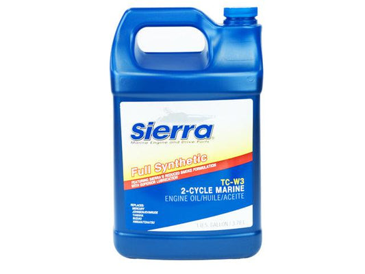 SIERRAMARINE - FUEL SYNTHETIC TC-W3 OIL GALLON - 18-9540-3 - Boat Gear USA