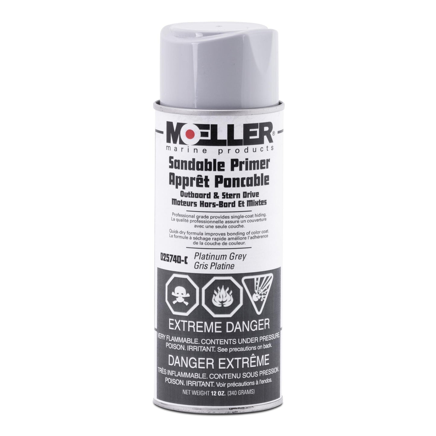 SIERRAMARINE - SANDABLE PRIMER PLATINUM GREY CANAD - 025740-C - Boat Gear USA