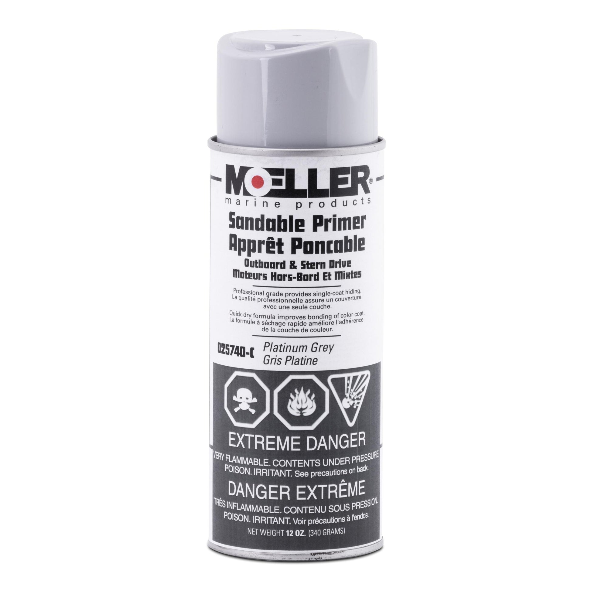 SIERRAMARINE - SANDABLE PRIMER PLATINUM GREY CANAD - 025740-C - Boat Gear USA